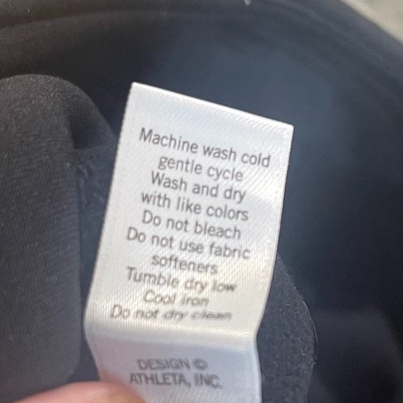 Like New! Athleta Kick Booty Stretch Tech Fleece Yoga Pants, Black - XS - Picture 7 of 13